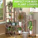 Automatic Watering System Dual Pump for Indoor Plants, Built-in Rechargeable Battery, Two Independent Water Zones, Worry-Free Vacation Drip Irrigation Kit, Water-Saving Smart Plant Waterer, Green