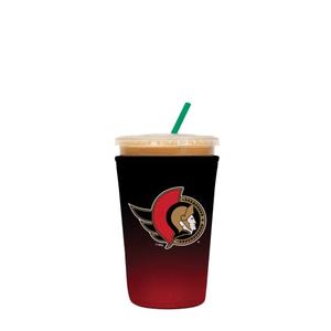 Sok It JavaSok NHL Hockey Iced Coffee & Cold Soda Insulated Neoprene Cup Sleeve (Ottawa Senators, Medium: 22-28oz)