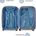 DELSEY PARIS Carrousel Hardside Expandable Luggage with Spinner Wheels, Graphite, Carry-on 21 Inch