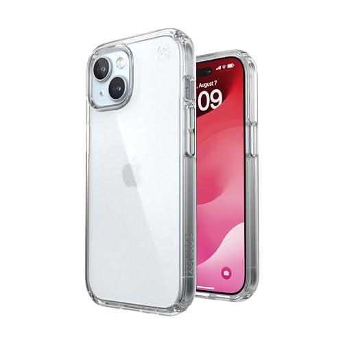 Speck Clear iPhone 15 Case - iPhone 16e Case - Slim Phone Case iPhone 15-6.1 inch - Compatible with iPhone 14 and 13 Case - Presidio Clear/Clear Speck Clear iPhone 15 Case - iPhone 16e Case - Slim Phone Case iPhone 15-6.1 inch - Compatible with iPhone 14 and 13 Case - Presidio Clear/Clear