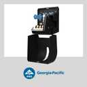 Georgia-Pacific Push Paddle Roll Paper Towel Dispenser by GP PRO, 54338A, Black