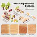 Novilla 12 Inch Wooden Full Size Bed Frame, Full Size Platform Bed Frame Without Headboard, Sturdy Wood Slat Support, No Box Spring Needed, Easy Assembly, Natural