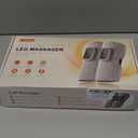 Cordless Leg Massager with Heat for Daily Pain & Comfort Use, Calf Massager with Adjustable Wraps, 3 Modes & 3 Intensities, Useful Gift for Men, Athletes & Seniors, Relaxation Gifts for Women (Lightgray)