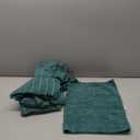 Microfiber Dish Towels - Soft, Super Absorbent and Lint Free Kitchen Towels - 8 Pack (Lattice Designed Green Colors) - 26 x 18 Inch (Dark Green)