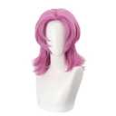 C-ZOFEK Anime Cosplay Wig Mens Singer Dance Group Short Wigs Halloween Costume Hairs (Pink-B)
