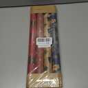 Happypapa Christmas Wrapping Paper, Kraft Xmas Wrapping Paper Rolls - Jingle Bell, Reindeer, Gift and Snowflakes Pattern - 4 Rolls - 17 Inch  120 Inch Per Roll