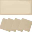 Torixqi 4 Pcs Fluorescent Light Covers - Light Covers for Ceiling Lights Classroom, Magnetic Light Filters for Office, Hospitals, Home 4 x 2 Feet (Warm Yellow)