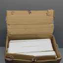 23Qt Plastic Storage Bins with Lids 3 Tier, Stackable for Storage, Boxes Lids, Containers, Multifunctional Folding Bedroom, Living Room, Study, Toy White