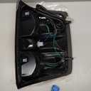 Right Tail Light Compatible with 2014-2018 Chevrolet Silverado 1500 2500 HD 3500HD, GMC Sierra 3500 HD Taillight Brake Lamps Halogen Bulb and Harness Included, Right Passenger Side 