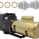 W3SP2615X20 Single Speed 2 HP 115/230V Inground Pool Pump Compatible with Hayward SP2615X20 Super Pool Pump for In-Ground Swimming Pools and Spas
