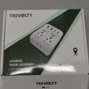 TREVOLTY 2000W Voltage Converter US to Europe for Hair Dryers, 7-in-1 220V to 110V Converter for European Travel with 3 AC/2 USBA/2 USBC Ports (PD20W), Universal Travel Adapter (White)