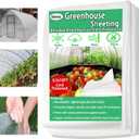 6.5FTx10FT Greenhouse Plastic Sheeting, 6 Mil Thick Clear Polyethylene Film, Waterproof Wind Frost Dust UV Resistant Green House Plastic Covering for Outdoor Plant, Garden, (6.5ft x 10ft)