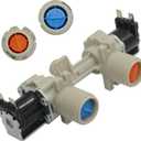 W10906602 Washer/Dryer water inlet valve Compatible with Whirlpool Kenmore Amana Washer Replace W10869511 W11176412 4460930 AP6036153 PS11769643 EAP11769643