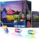 Govee Permanent Outdoor Lights Prism, 200ft with 72 Triple-Color Lighting Heads, 100+ Scene Modes, Up to 60lm for Outdoor Decor, IP68 Waterproof, Works with Alexa, Google Assistant & Matter, White