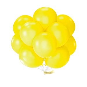 PartyWoo Yellow Balloons 20 pcs 18 Inch Large Big Jumbo Giant Matte Yellow Latex Helium Balloons for Easter Bee Baby Shower Gender Reveal Sunflower Graduation Birthday Party Decorations Yellow-Y55