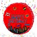 Spider Pinata, 13.7inch Mini Spider Piata for Kids Spider Birthday Party Supplies