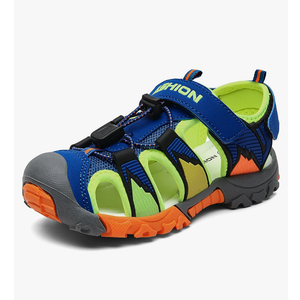 Littleplum Boys Sandals Closed Toe Sport Sandals Summer Shoes for Kids Walking Hiking Athletic Outdoor, 32