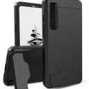 2 x Teelevo Wallet Case for Onyx Boox Palma 6.13", Dual Layer Case with Card Slot Holder and Kickstand for Onyx Boox Palma 6.13" - Black