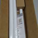 YNL White Shower Curtain Rod 36-84 Inch(3-7ft), No Slip No Drill Stainless Steel Spring Tension Curtain Rod, No Rust Shower Rod Adjustable For Bathroom Window Bedroom