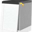 Legal Pads 8.5 X11, Narrow Ruled Notepads, 12 Pack, 50 Sheet/Pad, White Legal Pads, Tear Off Notepad, Perforated Writing Pad, Notebook Paper College Ruled, Notepads for Office Home School, Notepad