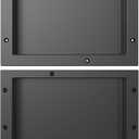 Shower Niche SMC Material 40(20+14+6) X16in Niche for Shower Wall Shower Niches Ready for Tile Shower Niche Shelf Black
