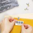Labelchoice 3-Proof 2"x1" Direct Thermal Barcode Labels Rolls for Zebra LP2824 ZD411 ZD410 ZD421 ZD420 GK420D, 12 Rolls 15600 Pcs Waterproof Return Address Label Used with Rollo MUNBYN Desktop Printer