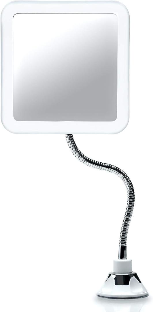 Fancii Flexible Magnifying Mirror 10X with LED Light and Gooseneck, Lighted Travel Makeup Mirror, Lock Suction, Natural Daylight LED, Cordless and Portable (Mira Plus) Fancii Flexible Magnifying Mirror 10X with LED Light and Gooseneck, Lighted Travel Makeup Mirror, Lock Suction, Natural Daylight LED, Cordless and Portable (Mira Plus)