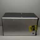 ARCTIC CHEF Mini Refrigerator, Compact Freezer Compartment, Adjustable Thermostat Control, Reversible Door, Ideal Fridge for Dorm, Office, Apartment, Platinum Stainless, 3.2 Cubic Feet