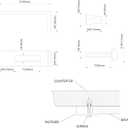 2 x Dowell Undermount Bathroom Sink Clips, Sink Brackets, Bathroom Sink Supports, Sink Clips - 6011-10 - 4 Clips/Screws/Anchors