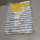 Women Striped Oversized Sweatshirt Long Sleeve Crewneck Hoodies Shirts 2024 Fall Pullover Top Trendy Preppy Clothes (L)