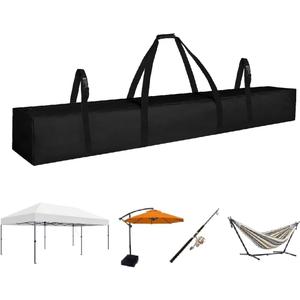 Heavy-Duty Large Tent Pole Storage Bag-83 L x 10" W x 10" H - Water-Resistant Bag for Canopy Tent,Patio Umbrella,Fishing Rods,Hammock