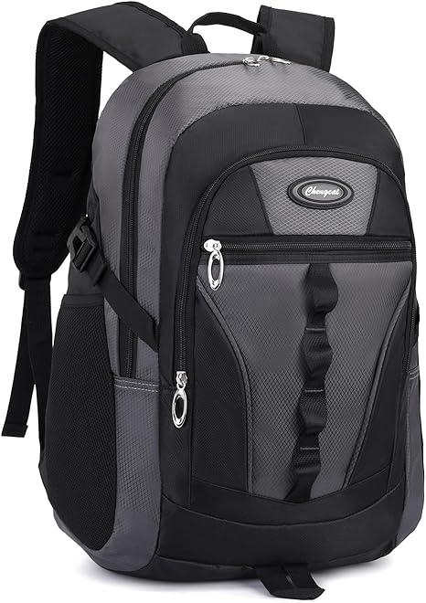 Kids School Backpack For Boy And Girl,Large Capacity High Middle Elementary Primary Students Teens Sports Bookbag (Grey)