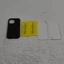 YKHJKLEC for iPhone 12 Pro Max Case, Military Grade 3 in 1 Heavy Duty Shockproof/Drop Proof/Dust Proof Case with 2Pcs Tempered Glass Screen Protector (Black/Grey)