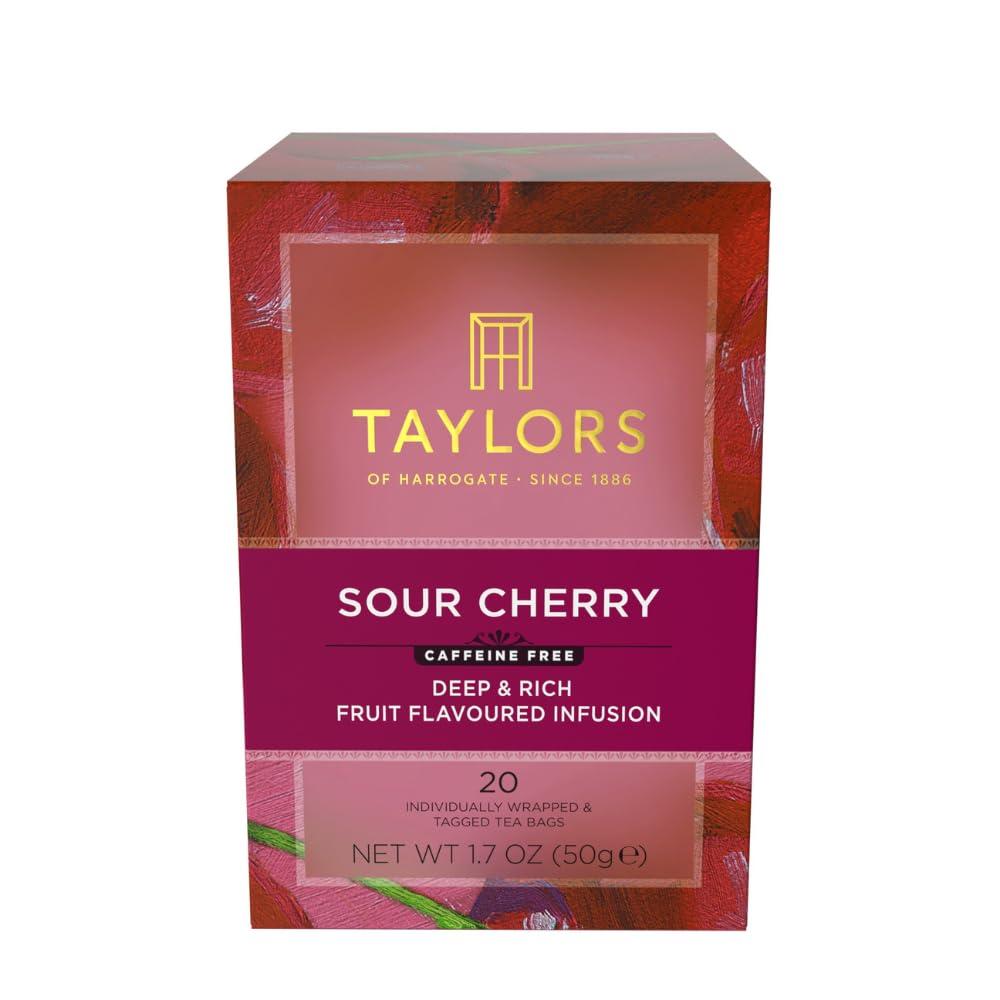4 x Sour Cherry, 20ct. by Taylors of Harrogate, BB: 02/2027