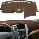 Dash Cover Mat Custom Fit for 2004-2006 Lexus RX330,2007-2009 RX350, 2006-2008 RX400h, Dashboard Cover Pad Carpet Protector (Dark Brown) F82