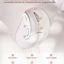 Nulea M510 Vertical Mouse Wireless, Ergonomic Mouse for Comfy Tracking, 3 Adjustable DPI (800-1200-1600), 2.4G Wireless Vertical Mouse with 6 Buttons, Compatible with Windows, Mac OS, Laptop, White