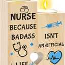 Nurse Gifts - Nurse Appreciation Gifts for Women Candle Holder Candlestick Emergency Room ICU Rn LPN Nurses Appreciation Gift Christmas Nursing Week Graduation Birthday Gift for Nurses Nursing Women