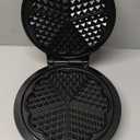 Mueller Heart 5 Waffle Maker, Waffle Iron, Adjustable Browning Control & Nonstick, Cool Touch Handle, Easy to Clean, Small Kitchen Appliances