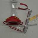 Twinkle Star Window Hummingbird Feeder Suction Cup, Window Mount, 20fl.oz, 4 Feeding Ports, Hummingbird feeders for Outdoors Hanging with S Hook, Best Gift, Garden Decor, incl.S Hook
