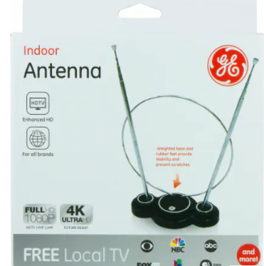 GE Indoor Antenna - Black