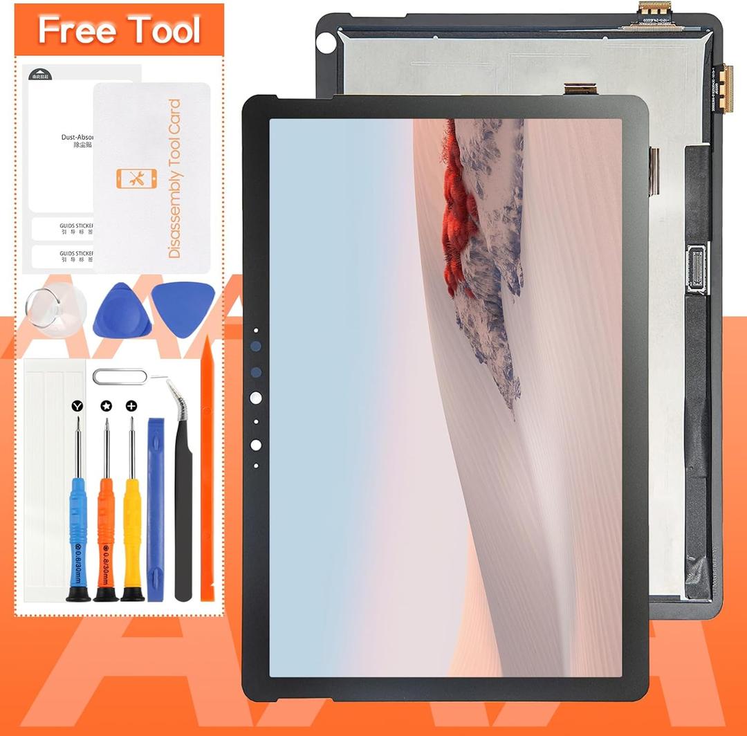 for Microsoft Surface Go 3 Screen Replacement 10.5 inches 1927 1926 1901 LCD Display 2256x1504 Touch Screen Digitizer Full Assembly,with Tools