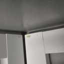 Safety 1st Easy Install Walk Thru Baby Gate for Doorway With Door, Dog Gates, Fits 29"-38", Easy Install 28" Tall, White