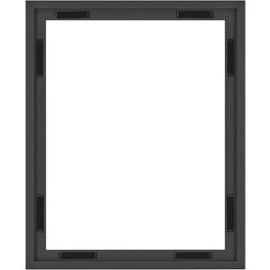 MCS 16x20 Inch Mount Finished Canvases, Black (69037) Frame, 16x20
