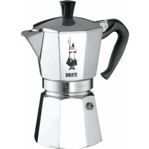 Bialetti - Moka Express: Iconic Stovetop Espresso Maker, Makes Real Italian Coffee, Moka Pot 9 Cups (14 Oz - 420 Ml), Aluminium, Silver