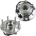 515096 4WD Front Wheel Hub Bearing Assembly for Chevy Avalanche, Silverado, Suburban, Tahoe, Cadillac Escalade, GMC Yukon Sierra 1500 w ABS 6 Lug 2PCS