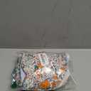 BMJL Women's Bikini Sets V Neck High Waisted Swimsuits Shell Stitched Cheeky Two Piece Bathing Suit (Green Floral, Large)