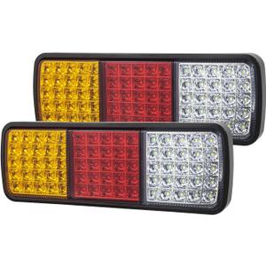 LINKITOM 75 LED Truck Tail Light Bar, Super Bright 12v Turn Signal Brake Reverse Taillight for Truck Boat Snowmobile Trailer Pickup RV Camper UTV UTE Vans (Pack of 2)
