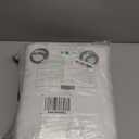 NICETOWN 100% Blackout Window Curtain Panels, Cold and Full Light Blocking Drapes with Black Liner for Nursery, 84 inches Drop Thermal Insulated Draperies (White, 2 Pieces, 52 Wide Each Panel)