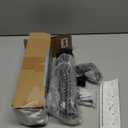 Livabber Industrial Pipe Clothes Rack, Heavy Duty Detachable Iron Garment Rack Wall Mounted, Rustic Saving Space Clothes Bar Multi-Purpose Hanging Rod for Bedroom, Closet, Black (50 Inch)