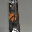 Bicycle Pump Mini Bike Pump - Aluminum Alloy Cycle Pump for Presta & Schrader Valve, Portable Lightweight Bike Tyre Pump Fast Tyre Inflation Mini Air Pump for Mountain Road Bike Ball Pump (One Size, Black-1)